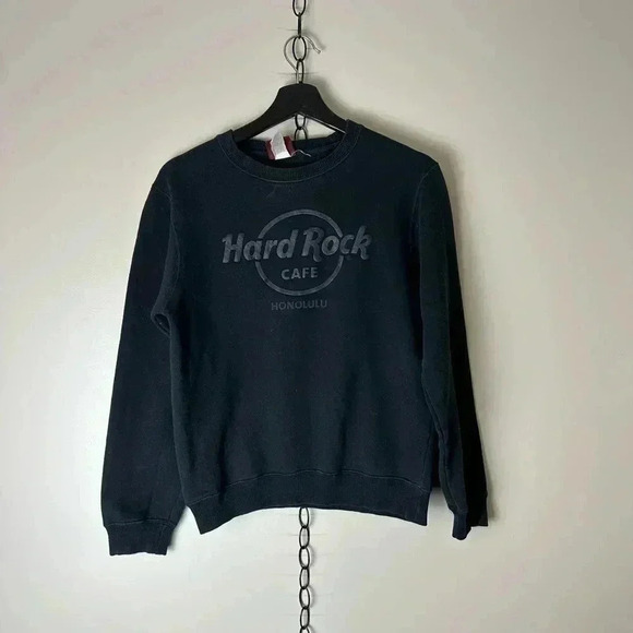 Vintage  Hard Rock Cafe Tonal Logo Crewneck Small - Picture 1 of 5